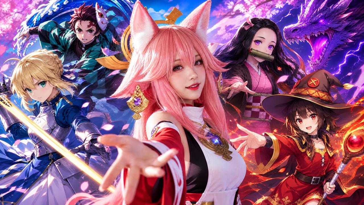 动漫cosplay视频展示 - 抖音揭秘视频
